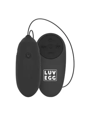 Vibračné vajíčka - Luv Egg Vibračné vajíčko - čierne - ecLUV001BLK