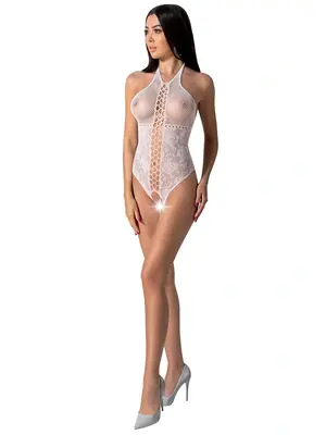 Erotické body a korzety - Passion body BS094 biele - BS094white