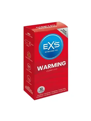 Špeciálne kondómy - EXS Warming Kondómy 12 ks - shm12EXSWARM