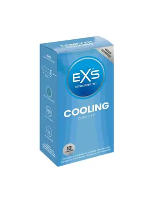 Špeciálne kondómy - EXS Cooling Kondómy 12 ks - shm12EXSCOOL