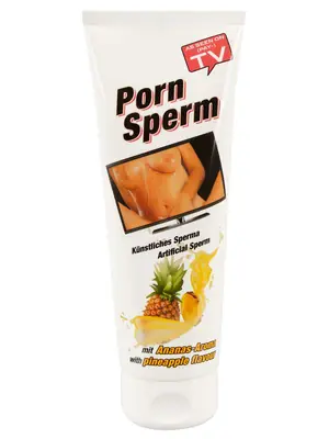 Lubrikačné gély s príchuťou alebo vôňou - Porn Sperm Falošné spermie s vôňou ananásu 250 ml - 6289210000