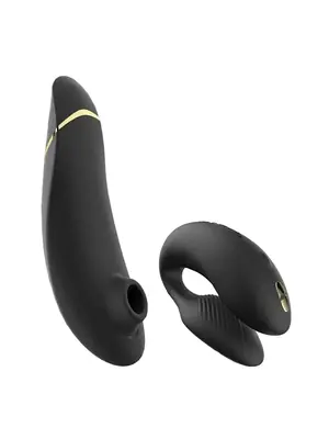 Párové vibrátory - Womanizer Premium a We-vibe Chorus Black/gold - ct090630