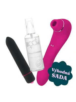 Tlakové stimulátory na klitoris - Balíček Orgazmus pre ŇU - sexshop-sada-2024-02