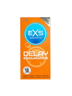 Kondómy predlžujúce styk - EXS Delay kondómy 12 ks - shm12EXSDEL