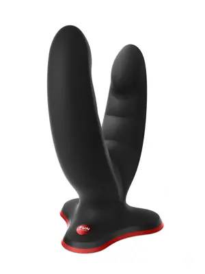 Obojstranné dildá, dvojité - Fun Factory Ryde dildo - Black - ff20101