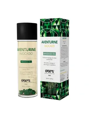 Masážne oleje - exsens Organic masážny olej - Aventurine avocado 100 ml - v252348