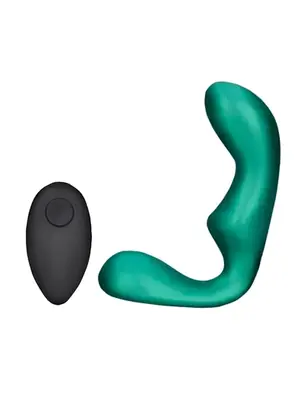 Vibrátory na prostatu - OUCH! Pointed stimulátor prostaty - Metallic Green - shmOU908MGR
