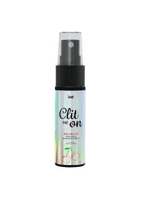 Stimulácia klitorisu a vagíny - intt Clit me on tekutý vibrátor s hrejivým účinkom - Red fruits 12 ml - CLIT002