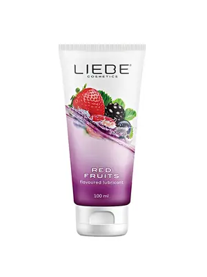 Lubrikačné gély s príchuťou alebo vôňou - Liebe lubrikačný gél 100 ml - Red Fruits - da730504