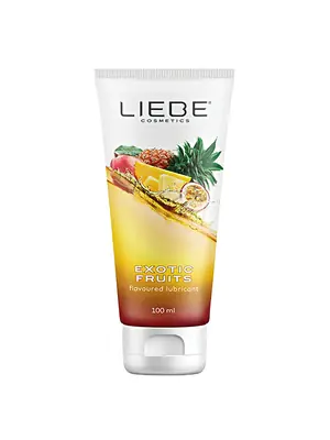 Lubrikačné gély s príchuťou alebo vôňou - Liebe lubrikačný gél 100 ml - Exotic Fruits - da730503