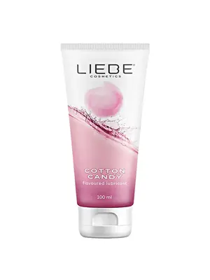 Lubrikačné gély s príchuťou alebo vôňou - Liebe lubrikačný gél 100 ml - Cotton Candy - da730507