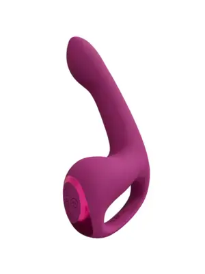 Vibrátory na G-bod - VIVE Riko vibrátor a stimulátor klitorisu 2v1 - ružový - VIVE058PNK