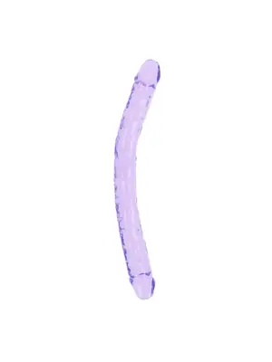 Obojstranné dildá, dvojité - Realrock Obojstranné dildo 45 cm - fialové - REA160PUR1