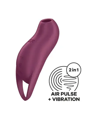 Tlakové stimulátory na klitoris - Satisfyer Pocket Pro 1 stimulátor na klitoris - fialový - sat4045177