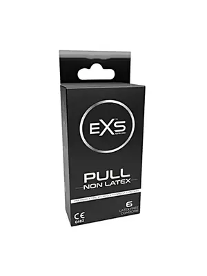 Kondómy bez latexu - EXS Pull Non-Latex kondómy 6 ks - shm6EXSPULL