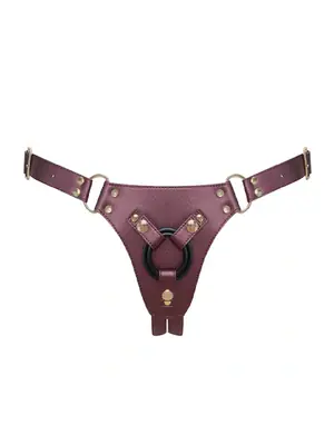 Nasadzovacie penisy, strap-on - strap-on-me Simili generous postroj - vínový - lp6017272