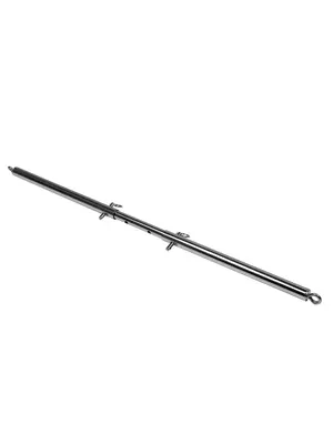 Putá a bondage - OUCH! rozperná tyč s očkami 88,5 cm - strieborná - shmOU917MET