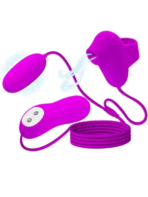 Vibračné vajíčka - Pretty Love Stimulátor na klitoris a vibračné vajíčko - D-231154