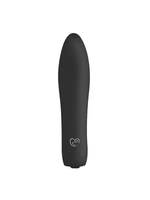 Mini vibrátory - EasyToys Velvet Vibe mini vibrátor - čierny - ecET799BLK