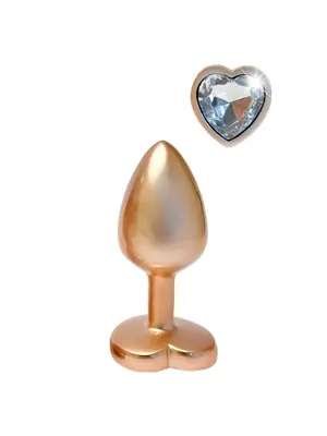 Análne šperky - Gleaming Love Pearl gold análny kolík S - dc22199