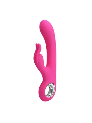 Rotačné a rabbit vibrátory - Pretty Love Carina rabbit vibrátor - ružový - dnDEBRA01101