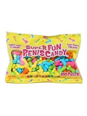 Erotické sladkosti - Super Fun Penis Candy Bonbóny v tvare penisu 85 g - shmCP-688
