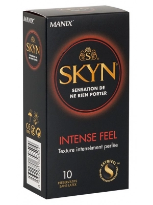 Kondómy bez latexu - Manix SKYN kondómy Intense Feel 10 ks - 4119140000
