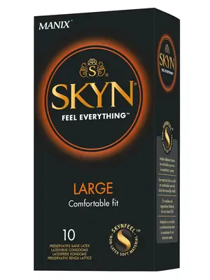 Kondómy bez latexu - Manix SKYN kondómy Large 10 ks - 4118090000