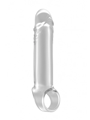 Návleky na penis - Sono Predlžujúci návlek na penis No. 31 - transparentný - shmSON031TRA