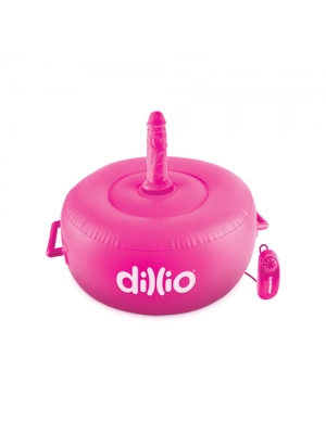 Erotický nábytok - Dillio Taburet s vibrátorom - ružový - ec5381-11