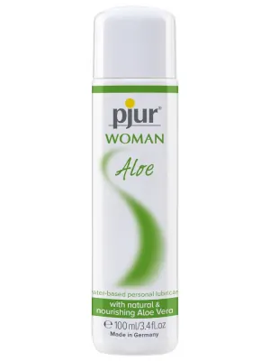 Lubrikačné gély na vodnej báze - Pjur Woman Aloe Lubrikačný gél 100 ml - 6165590000