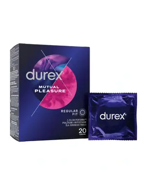 Kondómy predlžujúce styk - Durex kondómy Mutual Pleasure 20 ks - 3298489