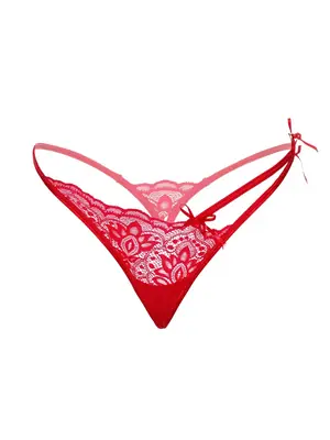 Erotická tangá - Daring Intim tangá Gina červená - s76015redLXL - L/XL