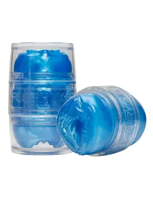 Vagíny - nevibračné - Fleshlight Quickshot Alien Blue Mettalic Lady/Butt masturbátor - 810476010959