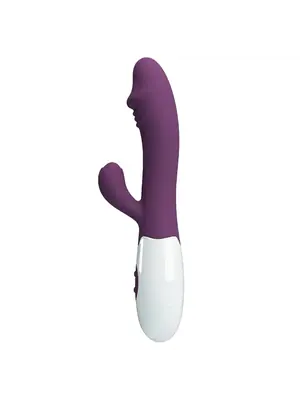 Rotačné a rabbit vibrátory - Pretty Love Snappy rabbit vibrátor - purple - D-239766