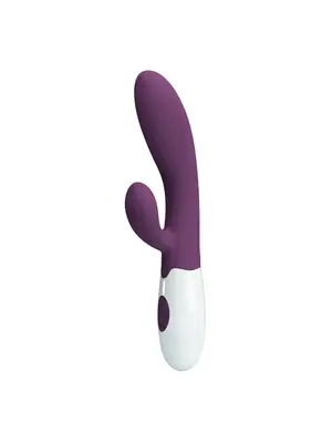 Rotačné a rabbit vibrátory - Pretty Love Alvis G-spot rabbit vibrátor - fialový - D-239769