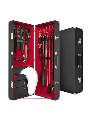 Výhodné BDSM sety - Bedroom Fantasies Bondage Suitcase 17 ks - ecBF053BLK