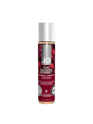Lubrikačné gély s príchuťou alebo vôňou - JO H2O lubrikačný gél 30 ml - maliny - E25044