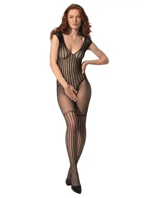 Bodystocking a catsuit - Passion bodystocking BS103 čierny - BS103black