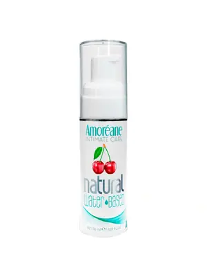 Lubrikačné gély s príchuťou alebo vôňou - Amoréane Cherry lubrikačný gél s fytoplanktónom 50 ml - cx60166