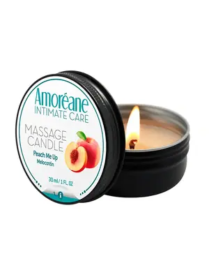 Masážne sviečky - Amoréane masážna sviečka Peach Me Up 30 ml - cx60151