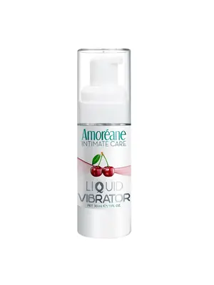 Stimulácia klitorisu a vagíny - Amoréane tekutý vibrátor Cherry 30 ml - cx60107