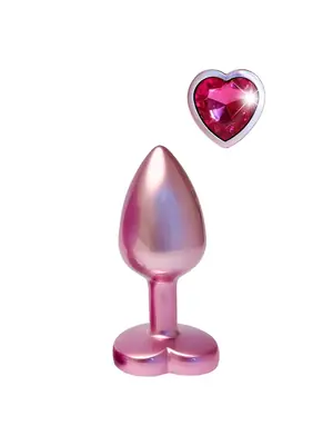 Análne šperky - Gleaming Love Pearl Pink análny kolík S - dc22195