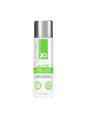 Lubrikačné gély na vodnej báze - JO Aloe lubrikačný gél 120 ml - E35493