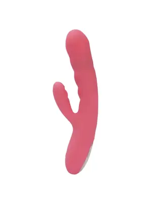 Rotačné a rabbit vibrátory - Svakom Avery Rabbit vibrátor s pulzáciami - ružový - E35706