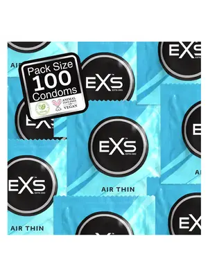 Ultra jemné a tenké kondómy - EXS Air Thin kondómy 100 ks - shm100EXSAIR