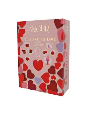 Darčekové sady - Amour The Hearts Of Love Happy Heart Kit - dc22221