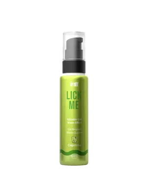 Lubrikační gely pro orální sex - INTT Lick me Sľúbateľný gél s hrejivým efektom 50 ml - Caipirinha - LCK0002
