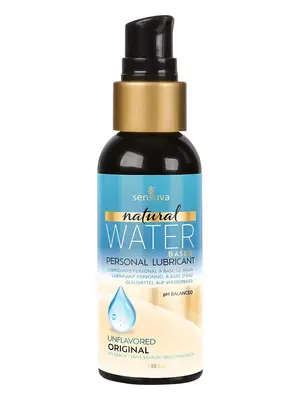 Lubrikačné gély na vodnej báze - SENSUVA Natural Lubrikačný gél 57 ml - v252547