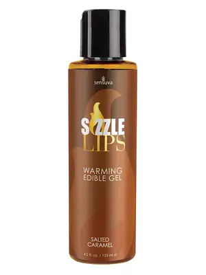 Stimulácia klitorisu a vagíny - SENSUVA Masážny gél hrejivý 125 ml - slaný karamel - v252545
